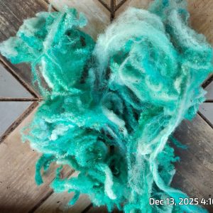 Hand-dyed Romney Wool