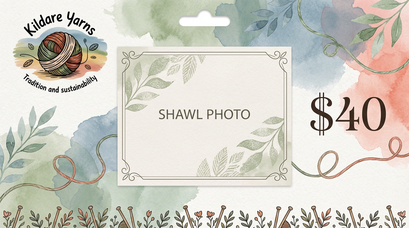 First Knitting Kit – a Triangular Shawl honoring St. Brigid