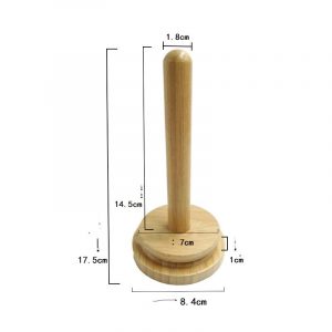 Bamboo Tabletop Yarn Holder